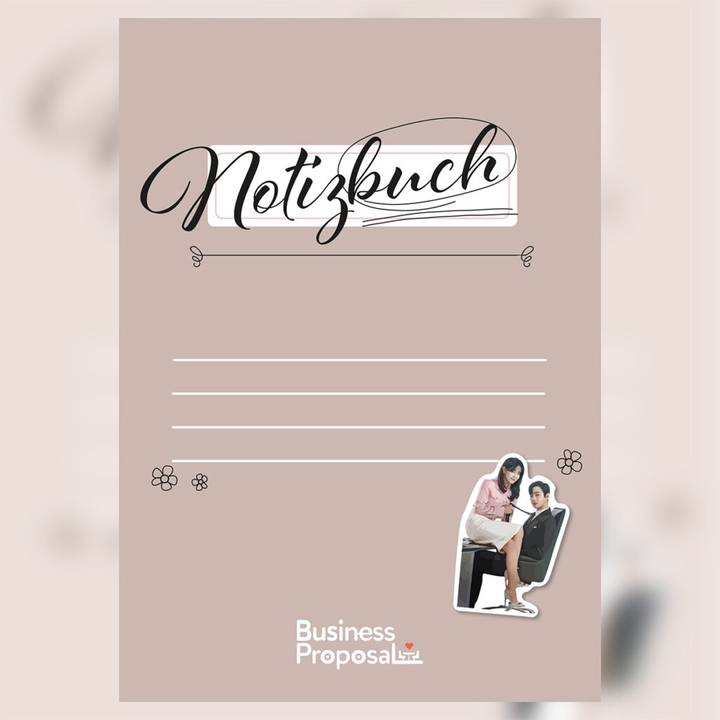 Buchcover eines Business Proposal Notizbuchs